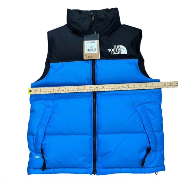 The North Face Men’s 1996 Retro Nuptse 700 Down Vest Super Sonic Blue NWT Small - Picture 8 of 13